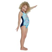 Costume da bagno Speedo Junior Digital Allover per bambina - Blu - 6-9 3/6