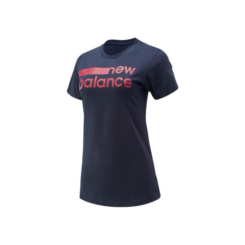 Camiseta de manga corta para Mujer New balance  relentless Marino