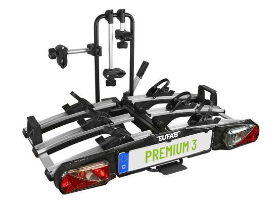 PORTE-VÉLOS 3 VÉLOS PLATEFORME PLIABLE ET BASCULANT PREMIUM III - EUFAB