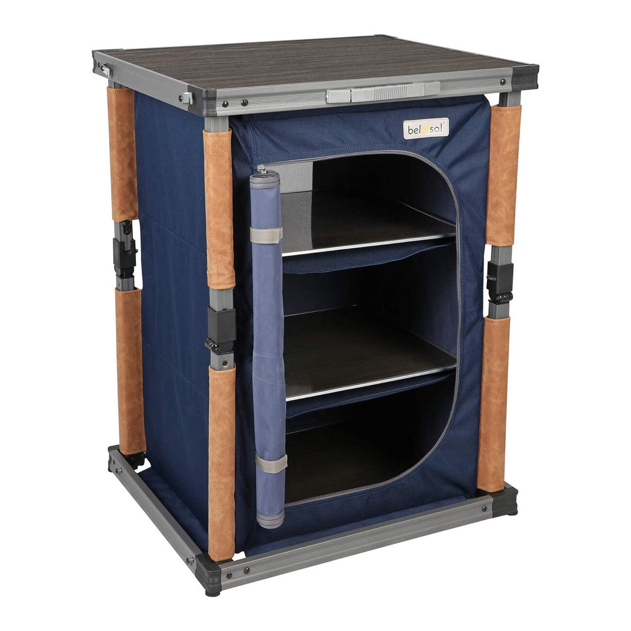 PORTAL OUTDOOR Bel-Sol Nancy Portable Kitchen Storage Cabinet for Camping