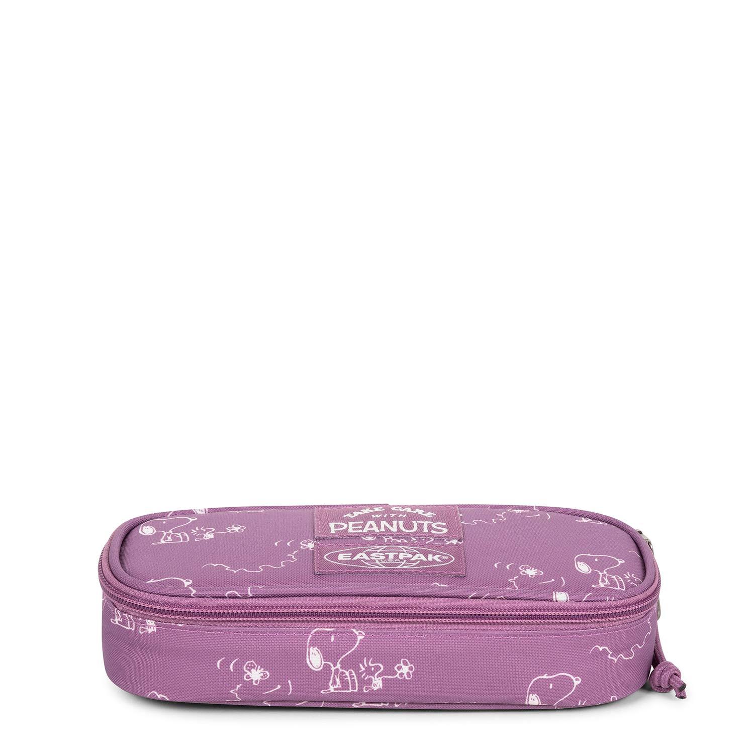 Estojo Escolar Eastpak Oval Single Peanuts Pink Ek0007176O91