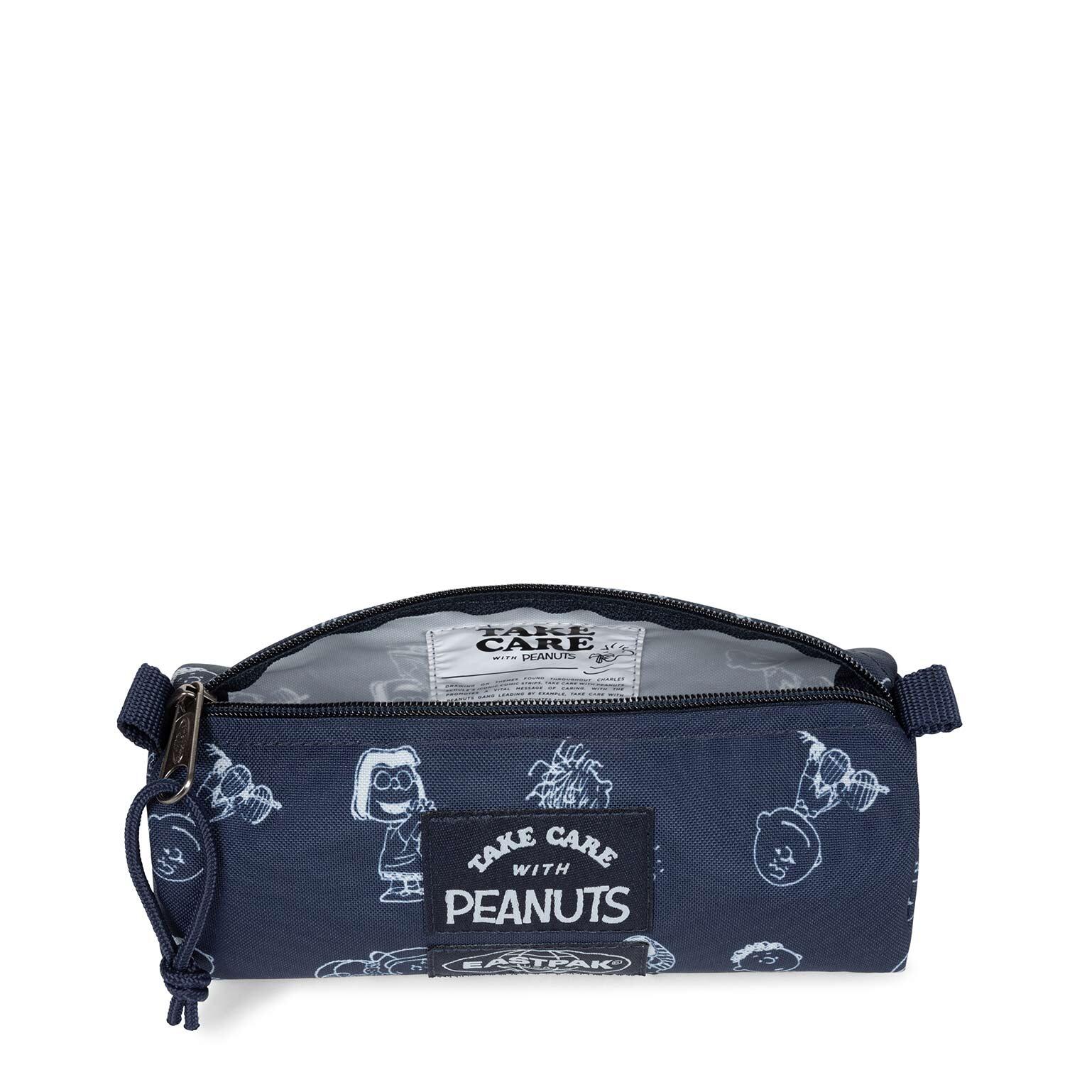 Estojo Escolar Eastpak Benchmark Single Peanuts Navy Ek0003727O01 2/3
