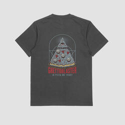 T-shirt unisex Ghettoblaster Pizza Trust heather grey