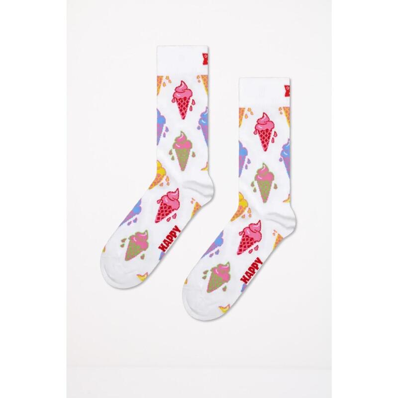 Calcetines Hombre Happy Socks Ice Cream Blanco