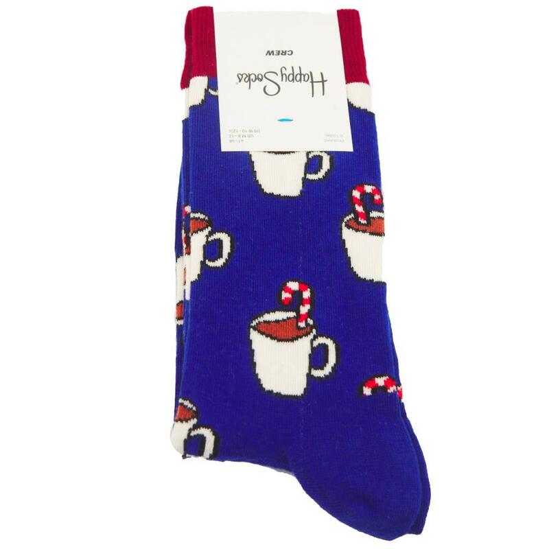 Calcetines Hombre Happy Socks Candy Cane Cocoa Azul