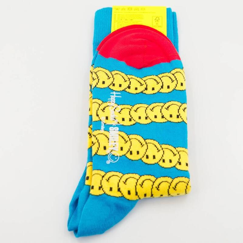 Calcetines Hombre Happy Socks Zen Smailey Azul