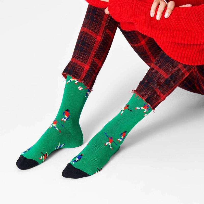 Calcetines Hombre Happy Socks Foo01 7300 Verde