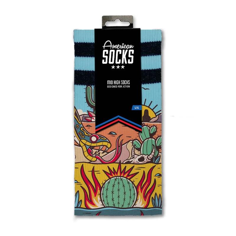 Calcetines Hombre American Socks Rattlesnake Multicolor