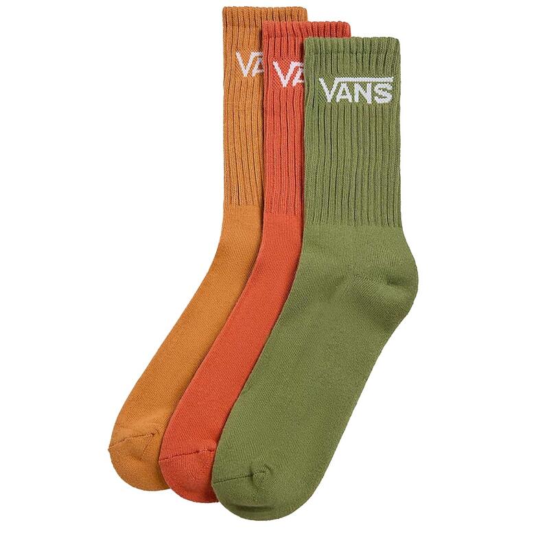 Calcetines Hombre Vans Classic Crew Pack 3 Multicolor