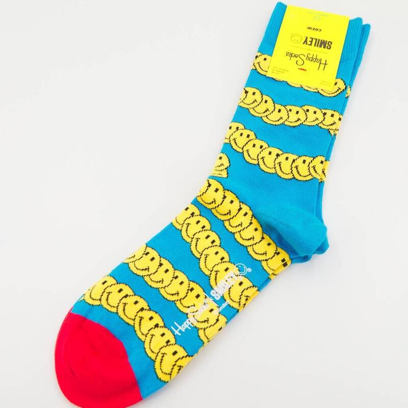 Calcetines Hombre Happy Socks Zen Smailey Azul