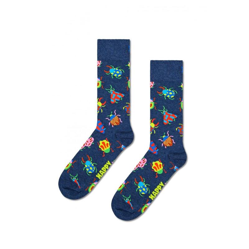 Calcetines Hombre Happy Socks Bugs Sock Gris