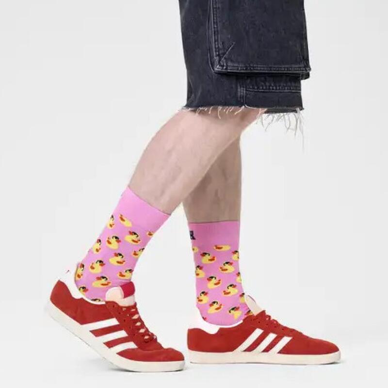 Calcetines Hombre Happy Socks Rubber Duck Rosa