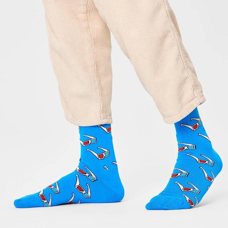 Calcetines Hombre Happy Socks Glasses Azul