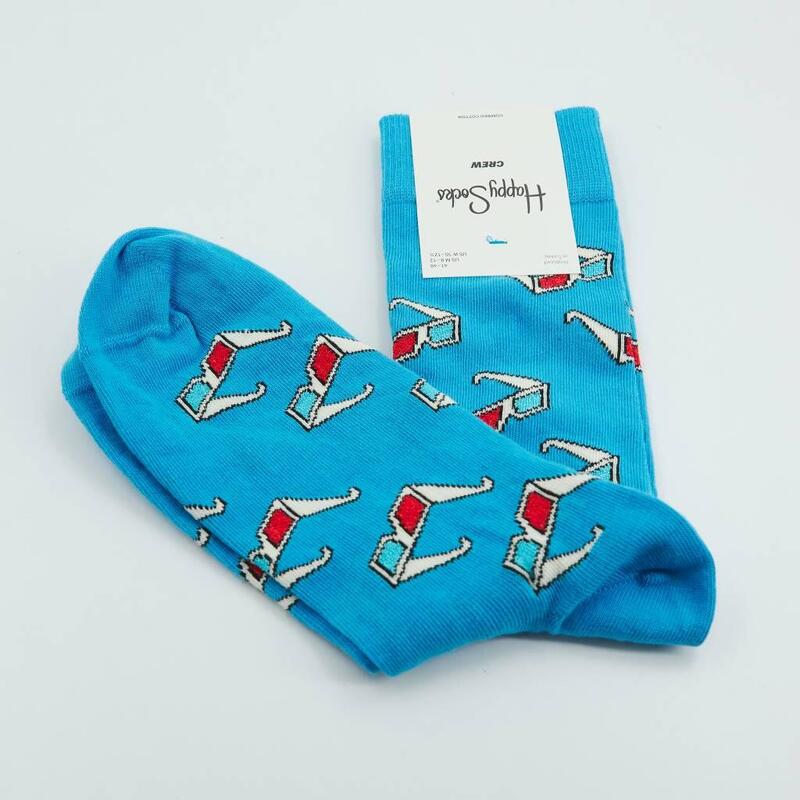 Calcetines Hombre Happy Socks Glasses Azul