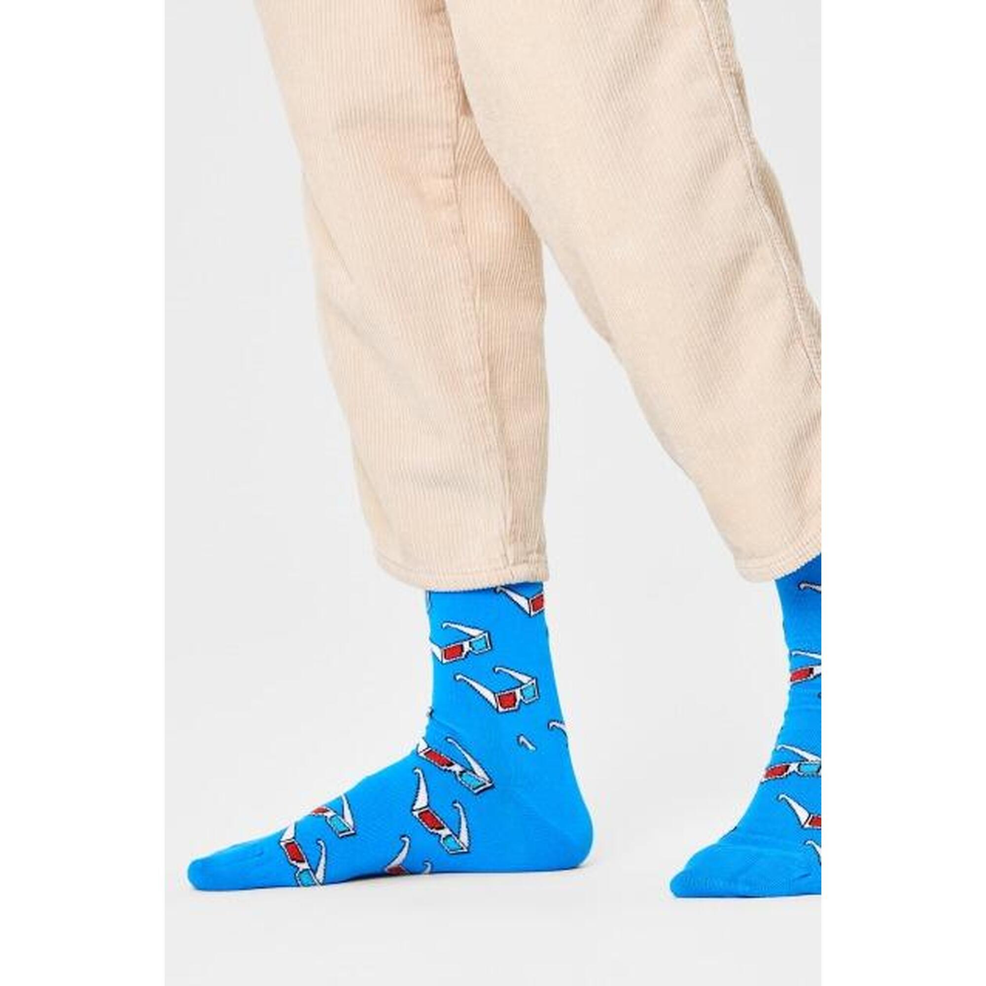 Calcetines Hombre Happy Socks Glasses Azul