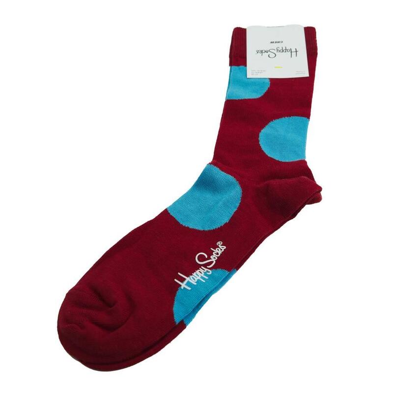 Calcetines Hombre Happy Socks Jumbo Dot Sock Rojo