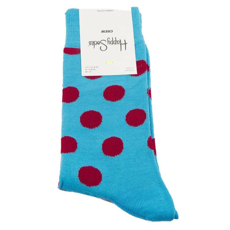 Calcetines Hombre Happy Socks Big Dot Azul