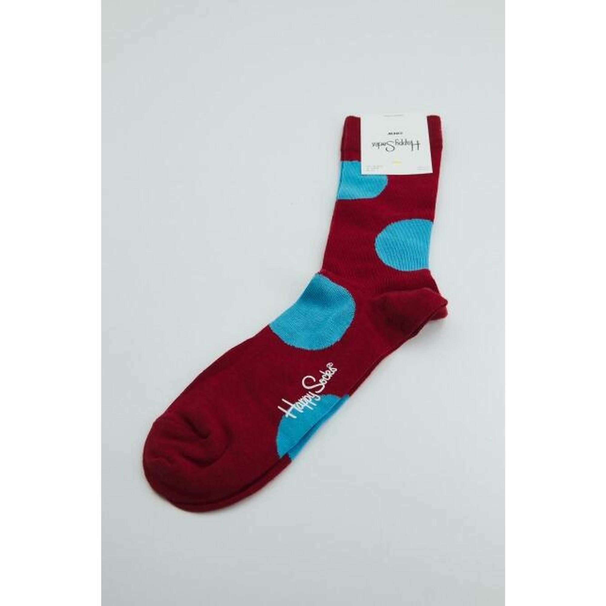 Calcetines Hombre Happy Socks Jumbo Dot Sock Rojo