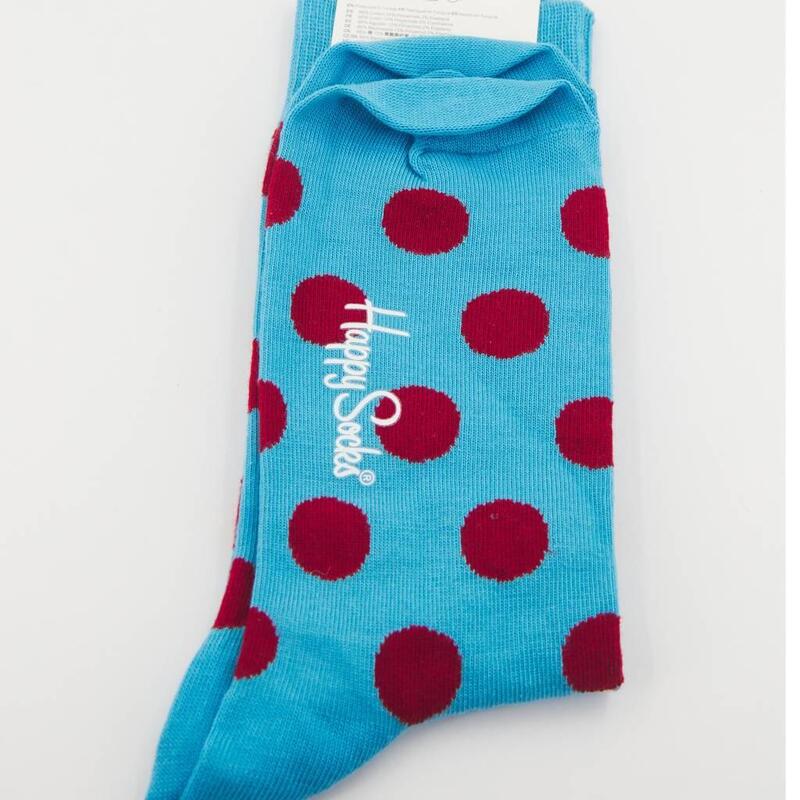 Calcetines Hombre Happy Socks Big Dot Azul