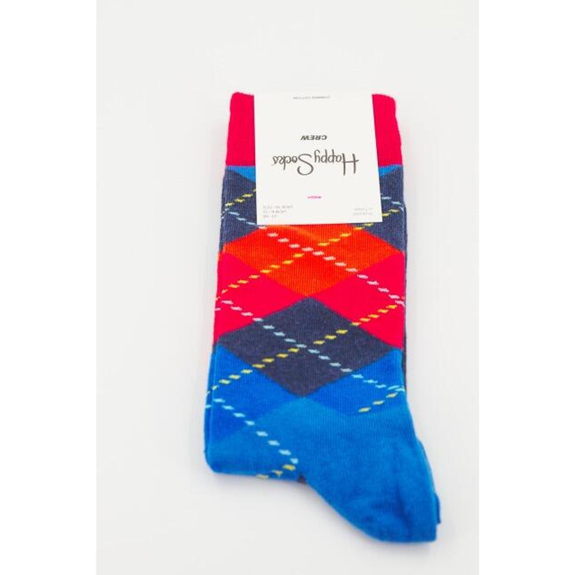 Calcetines Hombre Happy Socks Argyle Multicolor