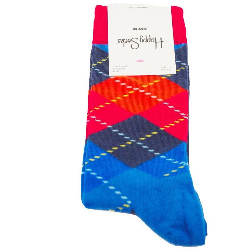 Calcetines Hombre Happy Socks Argyle Multicolor