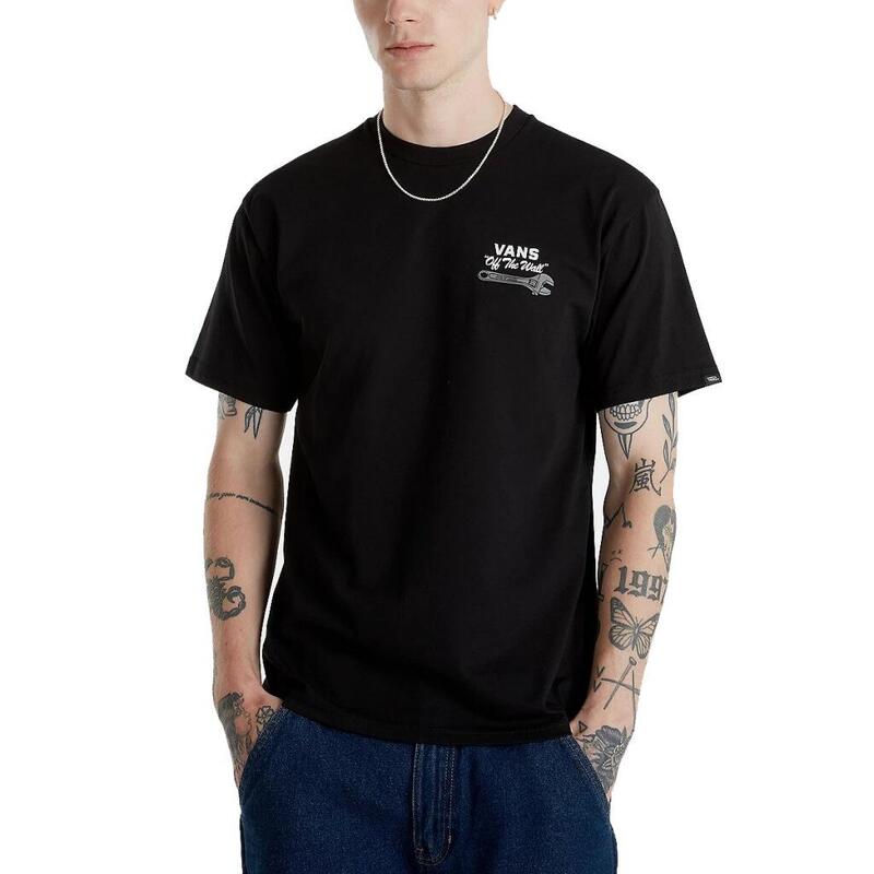 Camisetas Hombre Vans Wrenched Ss Negro