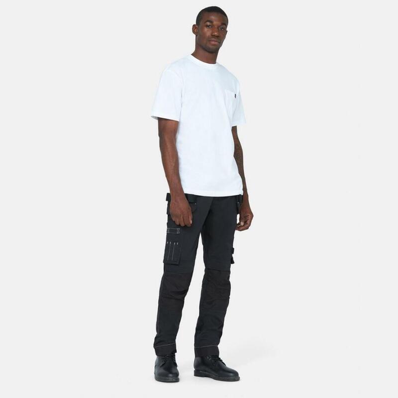 Camisetas Hombre Dickies Luray Pocket Tee Blanco