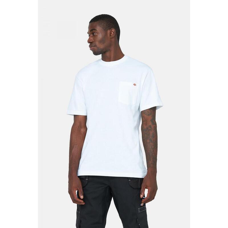 Camisetas Hombre Dickies Luray Pocket Tee Blanco