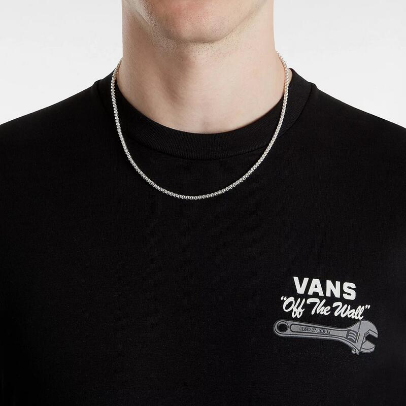 Camisetas Hombre Vans Wrenched Ss Negro