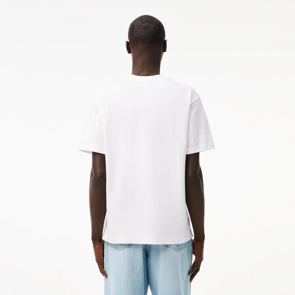 T-shirt Lacoste Modèle 155895 Couleur Blanc 3/5