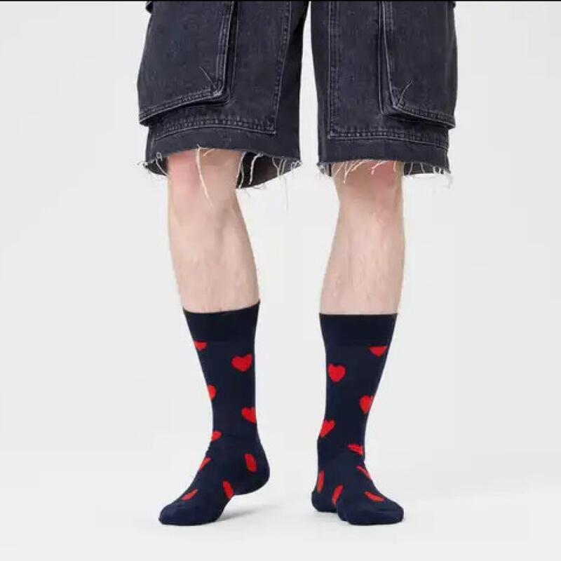 Calcetines Hombre Happy Socks Heart Azul