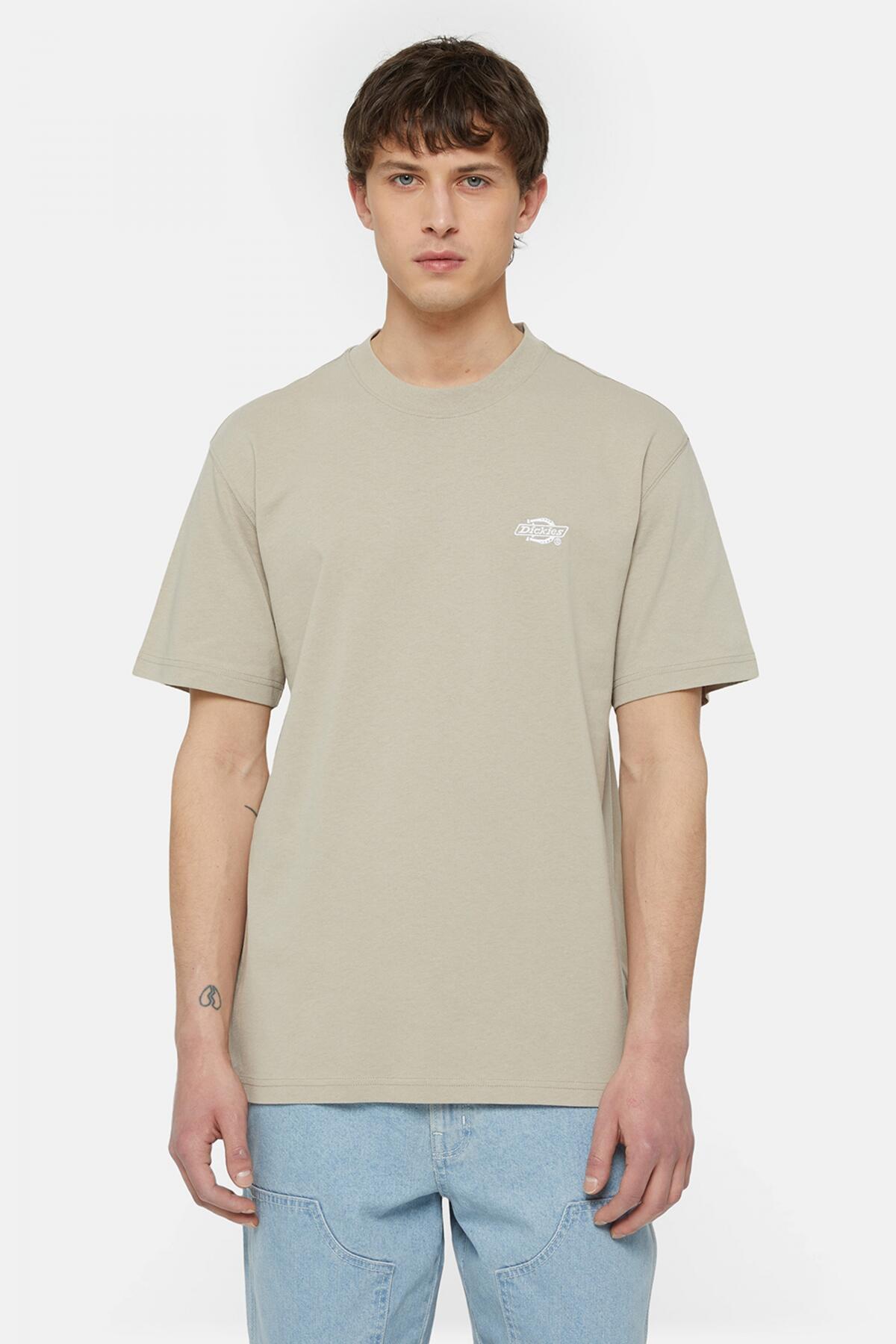 T-shirt Dickies Modèle Summerdale Ss Tee Couleur Marron 5/5