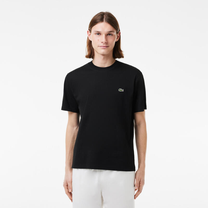 Camisetas Hombre Lacoste Th7318 Tee-shirt Negro