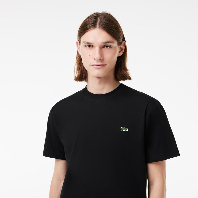 T-shirt Lacoste Model Th7318 Tee-shirt Culoare Negru