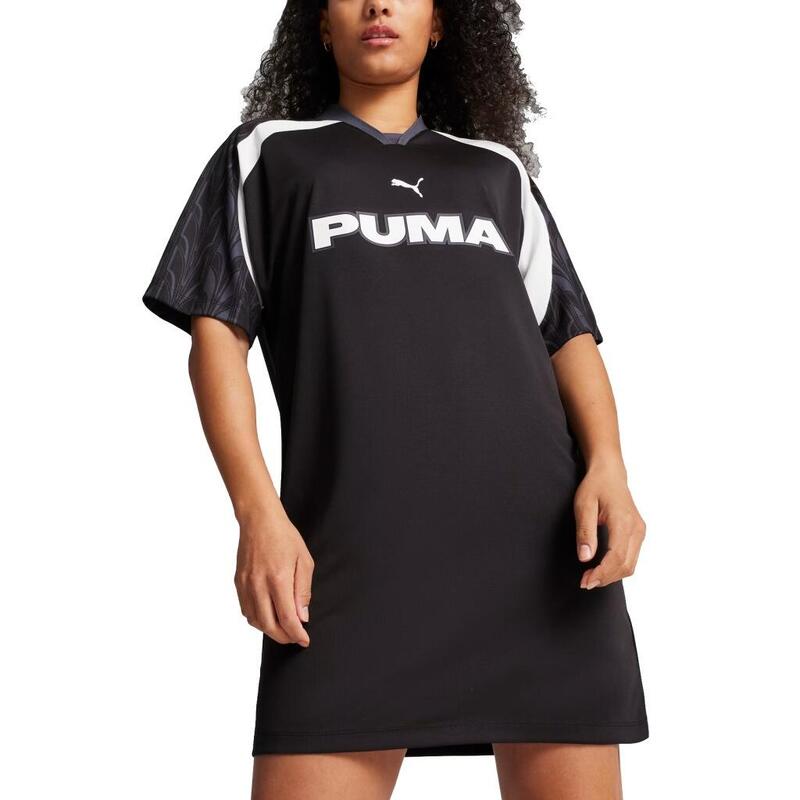 Camisetas Mujer Puma Football Jersey Negro