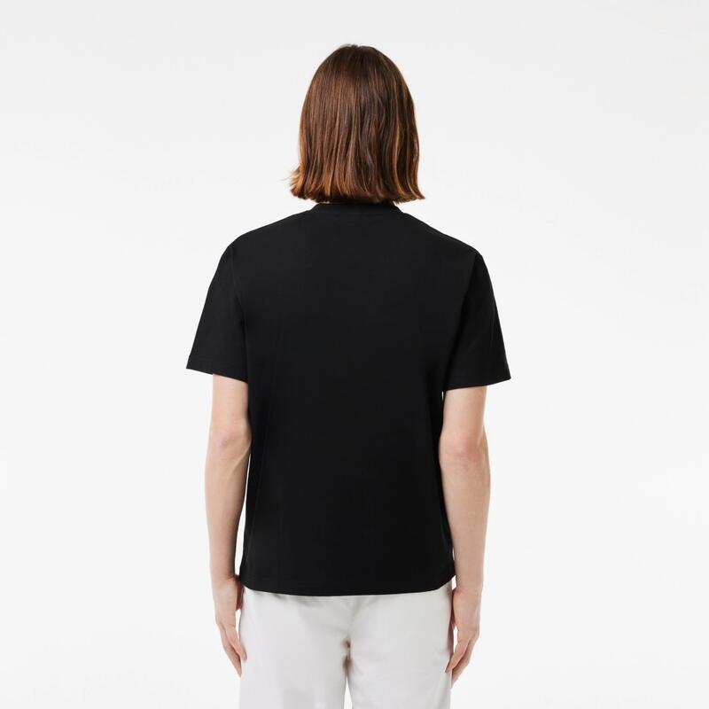 T-shirt Lacoste Model Th7318 Tee-shirt Culoare Negru