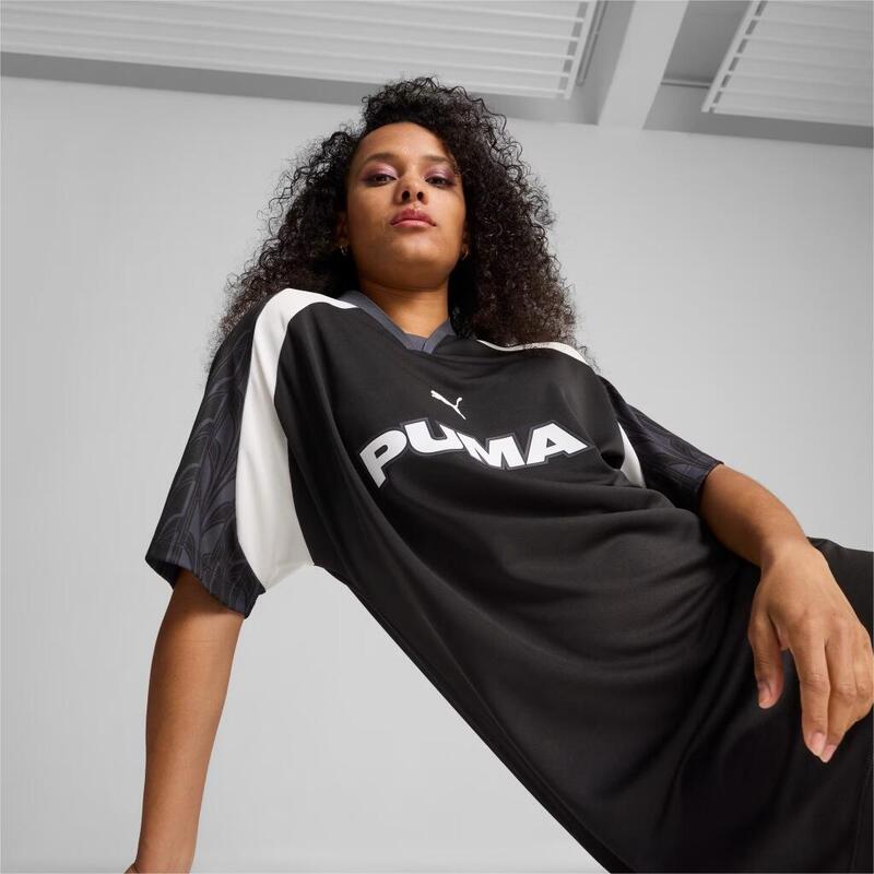 Camisetas Mujer Puma Football Jersey Negro