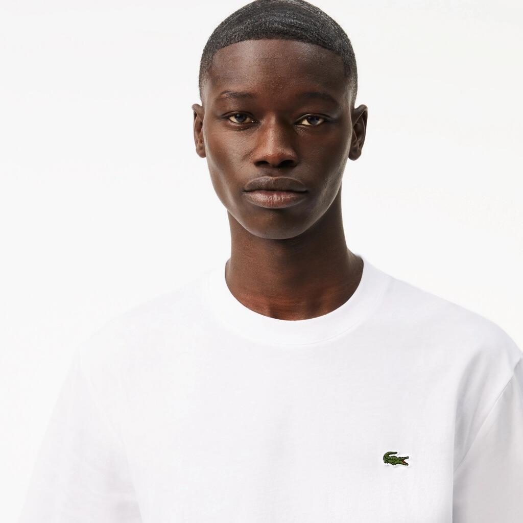 T-shirt Lacoste Modèle 155895 Couleur Blanc 4/5