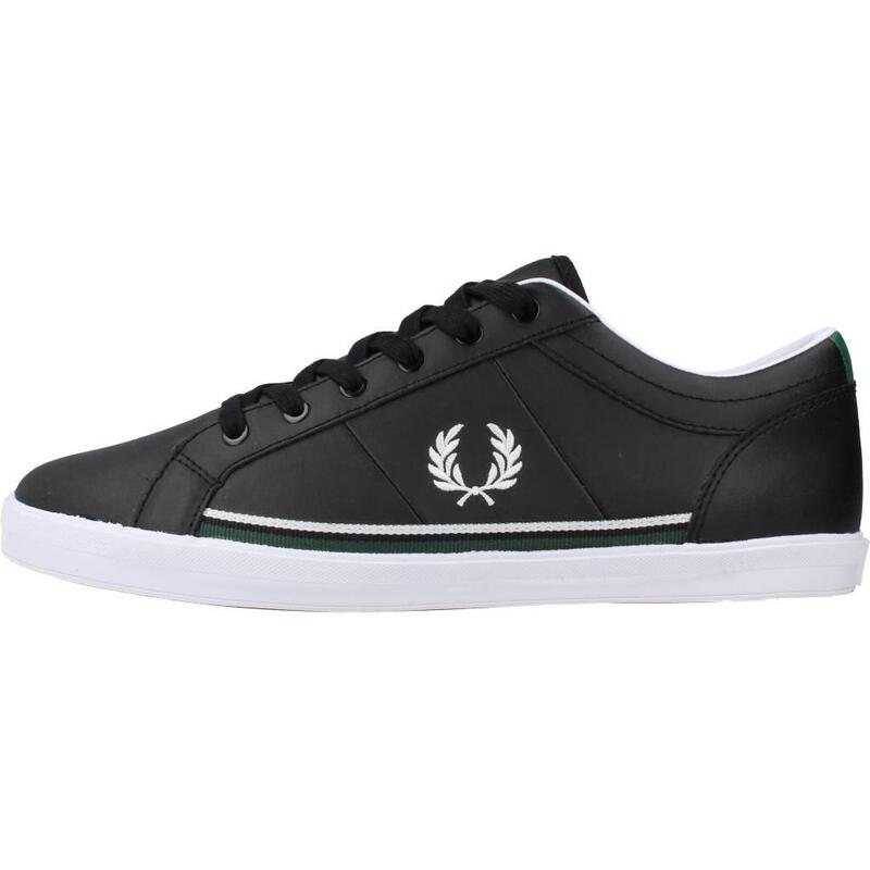 Informales Hombre Fred Perry Baseline Tipped Negro