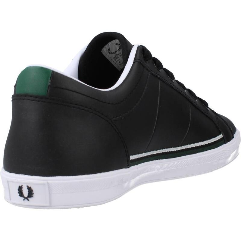 Informales Hombre Fred Perry Baseline Tipped Negro