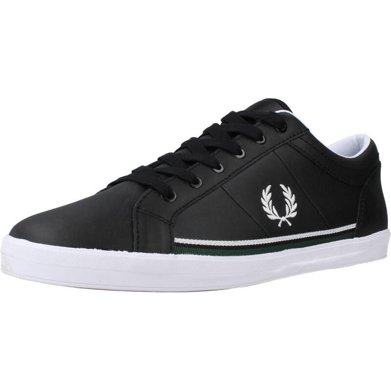 Informales Hombre Fred Perry Baseline Tipped Negro