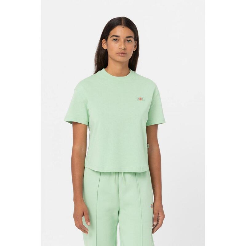 Camisetas Mujer Dickies Oakport Boxy Tee Ss W Verde