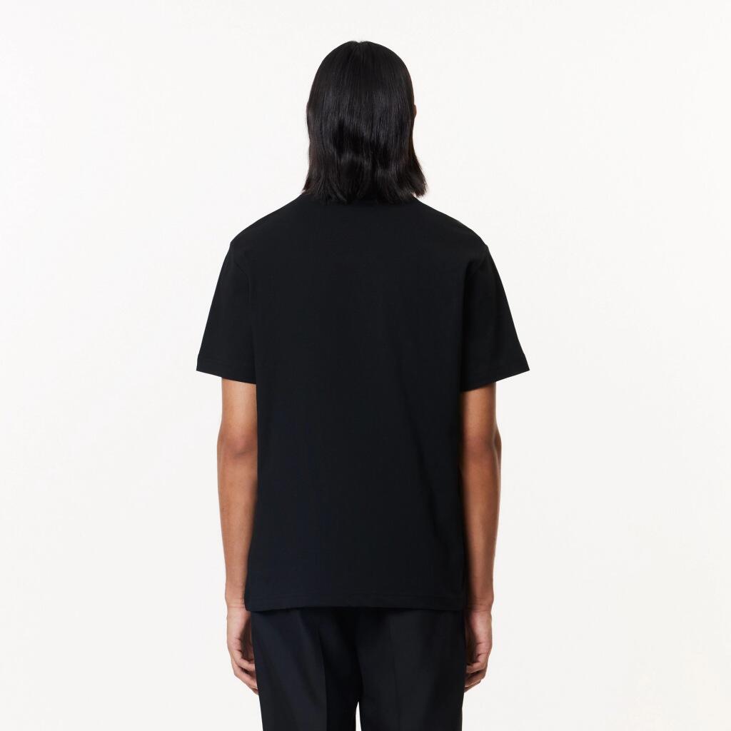T-shirt Lacoste Modèle 155895 Couleur Noir 3/5