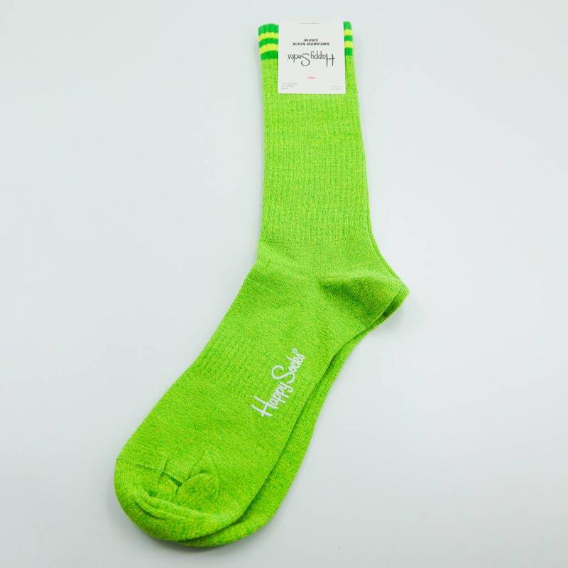 Calcetines Hombre Happy Socks Im Solid Thin Crew Soc Verde