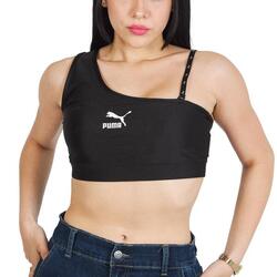 Camisetas Mujer Puma Dare To Crop Top Negro