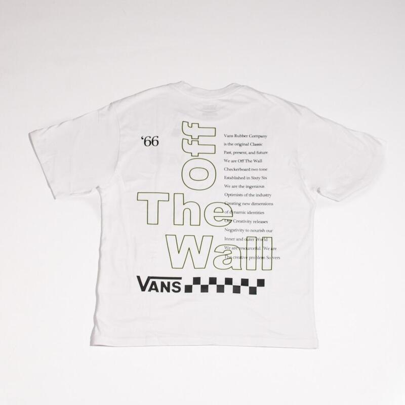 Camisetas Hombre Vans Posted Ss Blanco