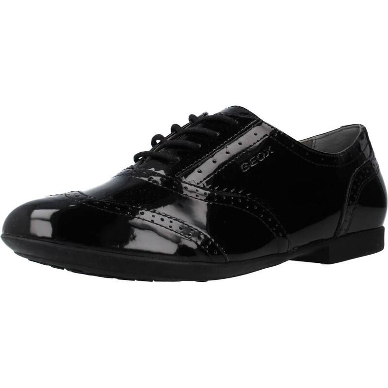 Zapatos Niña Geox Jr Plie Negro