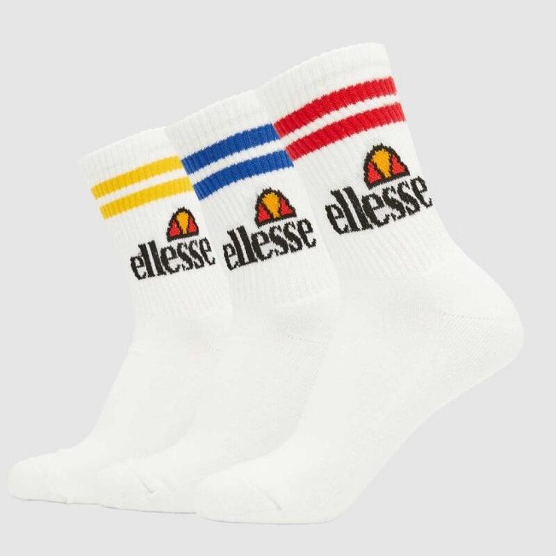 Calcetines Hombre Ellesse Pullo Pack 3 Socks Blanco