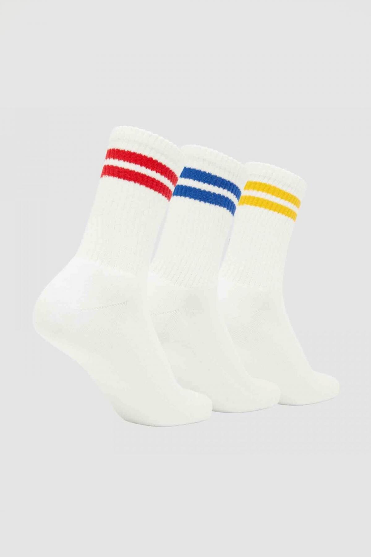 Calcetines Hombre Ellesse Pullo Pack 3 Socks Blanco 5/5