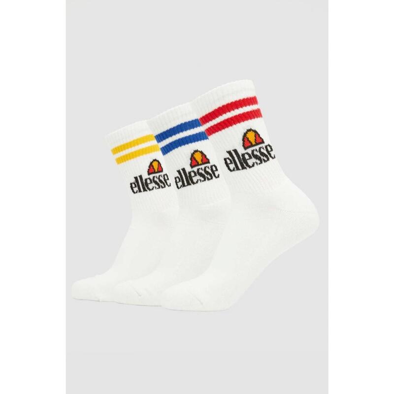 Calcetines Hombre Ellesse Pullo Pack 3 Socks Blanco